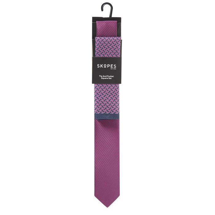 TA8852 Skopes Tie & Pocket Square Set