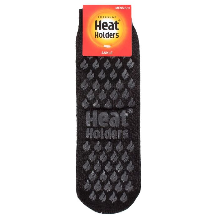 X908 Thermal Ankle Slipper Sock (Black)