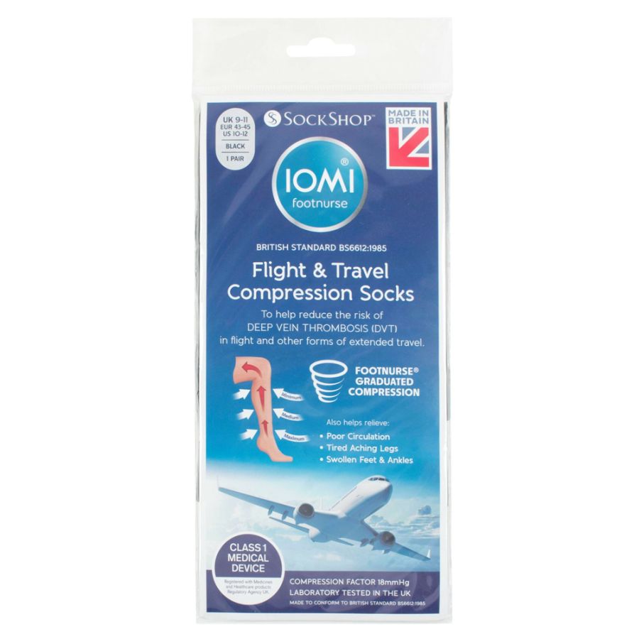 X965 IOMI 1 Pair Flight and Travel Socks
