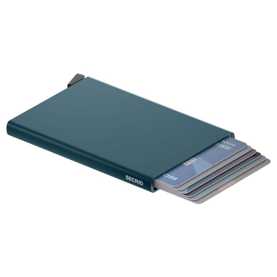 X968 Secrid Aluminum RFID Cardprotector Wallet (Teal)