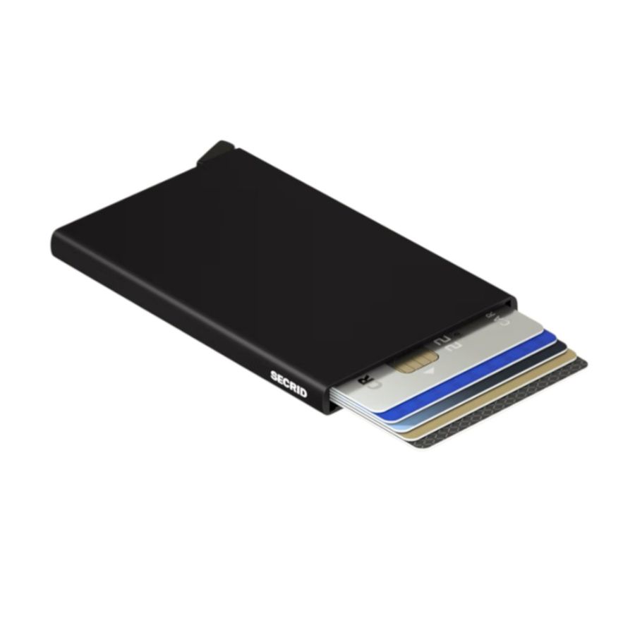 X968 Secrid Aluminum RFID Cardprotector Wallet (Black)