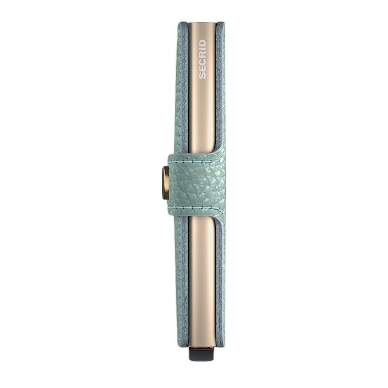 X970 Secrid Mini Leather Wallet RFID Cardprotector (Sea Green)