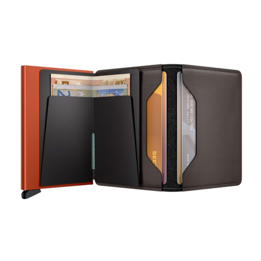 X971 Secrid Slim Leather Wallet RFID Cardprotector (Truffle)