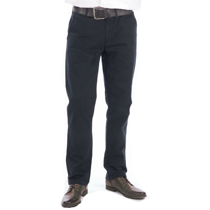 B1002XTS Slim Fit Extra Tall Stretch Chino Trousers (Black)