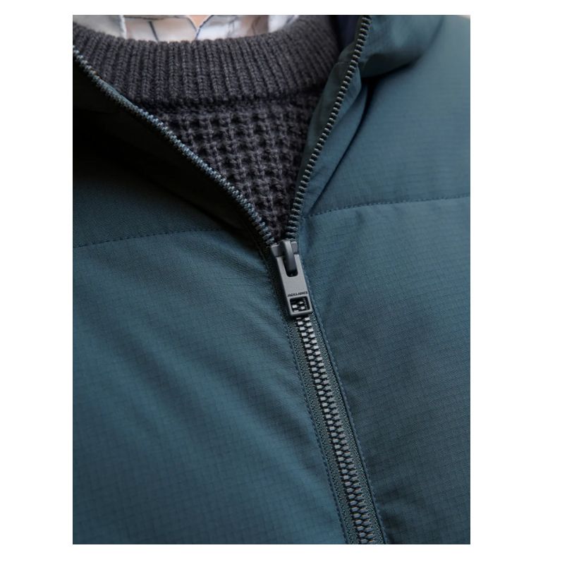 D6798 Jack and Jones Puffer Jacket (Teal)