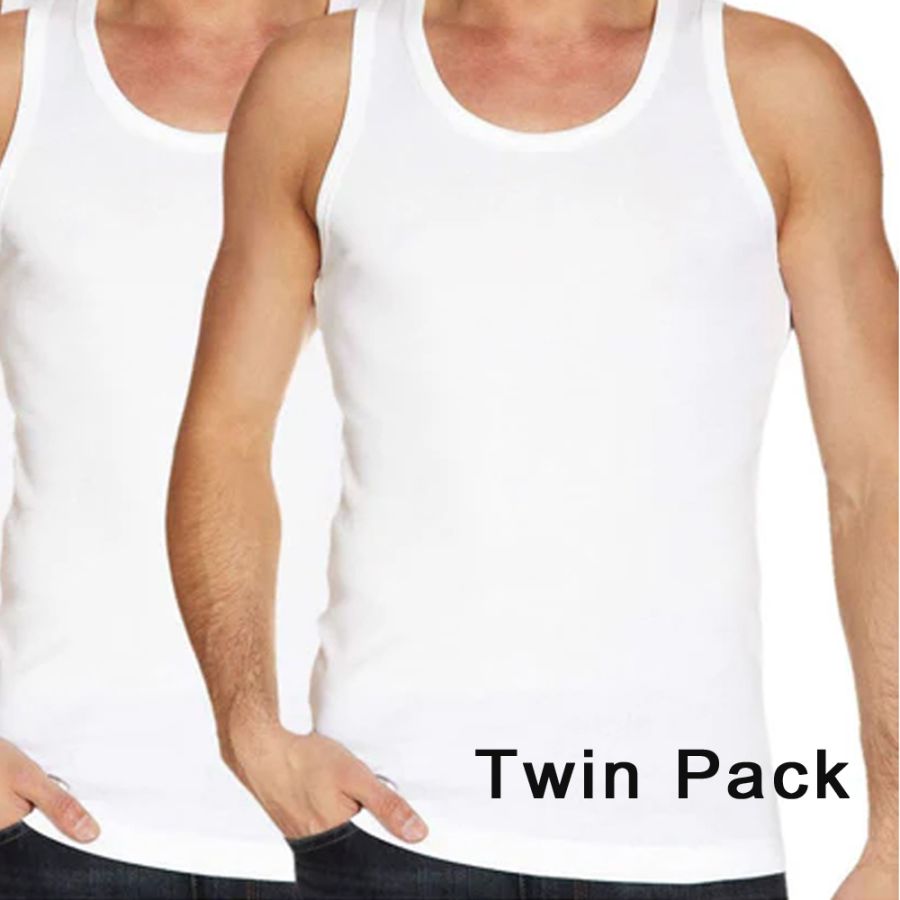 G1136 Twin Pack Underwear Vests