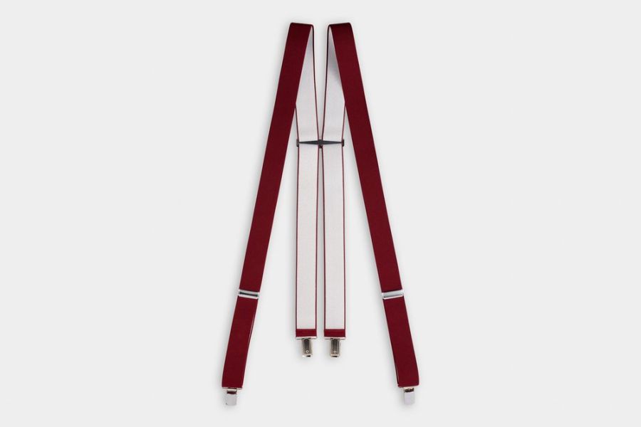 X934 Ibex England Braces (Wine)