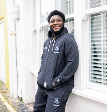 D6329XT Tall Fit Grey Hawk Full Zip Hooded Top (Navy)