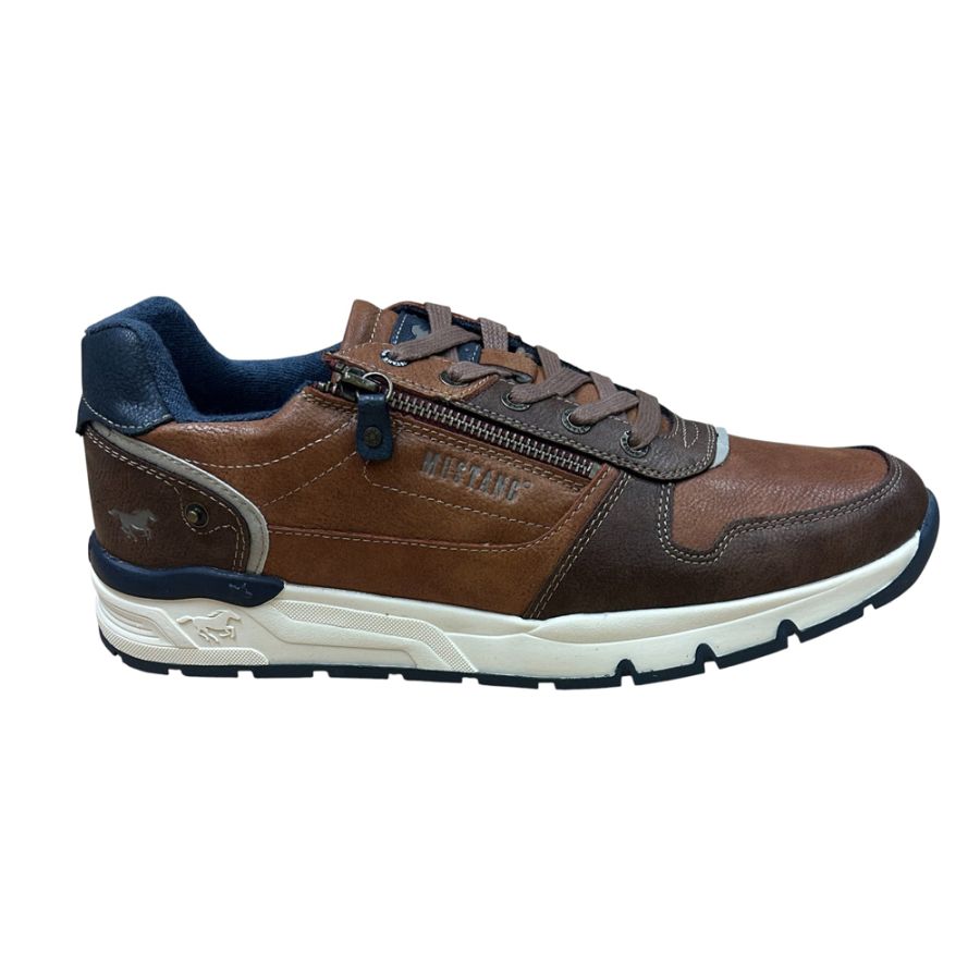 H1962 Mustang Lace Up Casual Shoe (Cognac)