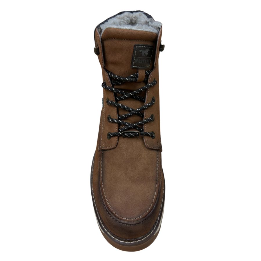 H1967 Mustang Mudguard Lace Up Boot (Brown)