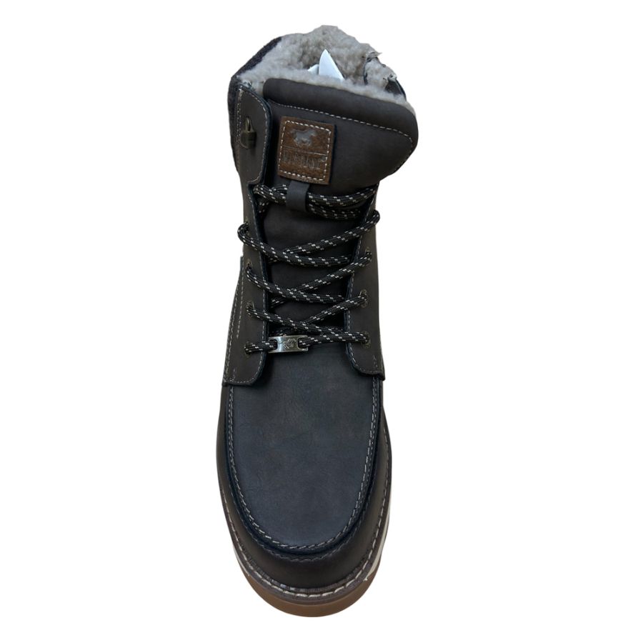 H1967 Mustang Mudguard Lace Up Boots (Mokka)