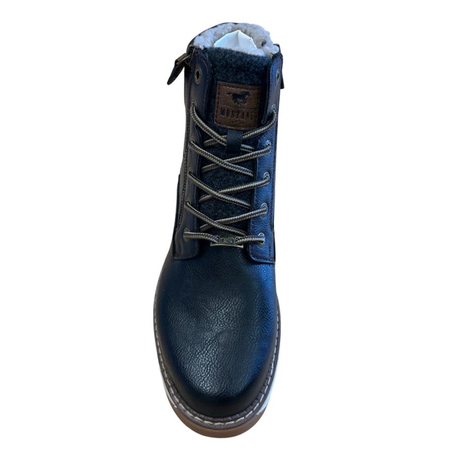 H1968 Mustang Plain Boots Size 6 to 11 (Black)