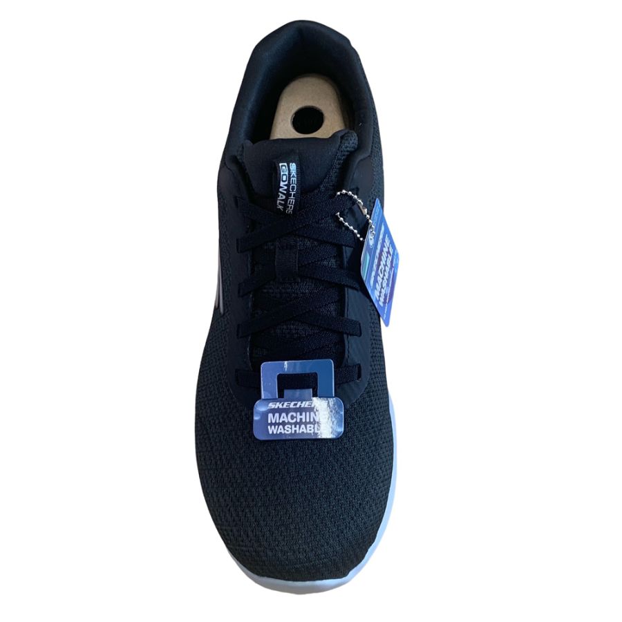 H1716 Skechers GoWalk Max Midshore Trainers (Black/Grey)
