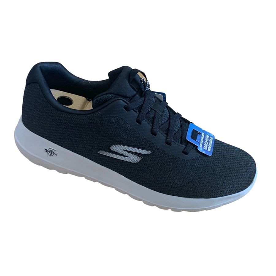 H1716 Skechers GoWalk Max Midshore Trainers (Black/Grey)