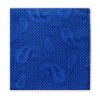 MWY311922 Paisley Poly Pocket Square (Royal)