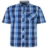 A11084 Espionage S/S Check Shirt (Navy)