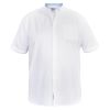 A11134 D555 Oxford Short Sleeve Shirt (White)