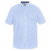 A11134XT Tall Fit D555 Oxford Short Sleeve Shirt (Blue)