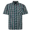 A11602 Espionage Check Shirt (Green)