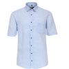 A11718 Casamoda Short Sleeve Linen Shirt (Blue)