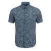 A11807 DG's Drifter Floral Print Shirt (Navy)