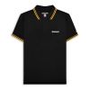 A11843 Lambretta Twin Tipped Polo Shirt (Black)