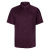 A11906S Ed Baxter Stretch Oxford Shirt (Burgundy)