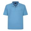 A11912 Espionage Pique Polo Shirt with Chest Pocket (Mid Blue)