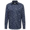 A11918XT Tall Fit Eterna Nautical Print Shirt (Navy)