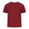 A11919 Fynch Hatton Crew Neck T-Shirt (Cranberry Red)