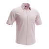 A11925 D555 Stain Resist Non Iron S/S Stretch Shirt (Pink)