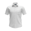 A11925 D555 Stain Resist Non Iron S/S Stretch Shirt (White)