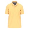 A11955 Fynch Hatton Premium Cotton Polo (Pale Yellow)