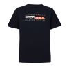 A11958 Tommy Hilfiger Colour Block Graphic Tee (Black)
