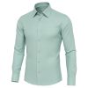 A11984 Eterna Comfort Fit Textured Shirt (Green)