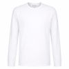 A12070XT Tall Fit Ed Baxter Long Sleeve T-Shirt (White)