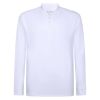 A12072XT Tall Fit Ed Baxter Long Sleeve Polo Shirt (White)