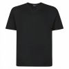 A11999 Espionage Plain V Neck T-Shirt (Black)