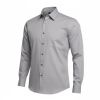 A6050 Plain L/S Double Two Shirt (Grey)