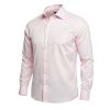 A6656 Double Two Plain L/S Extra Body Shirt (Lt Pink)