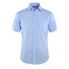 A6051 Double Two Plain S/S Formal Shirt (Sky Blue)