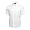 A6051 Double Two Plain S/S Formal Shirt (White)