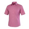 A6051 Double Two Plain S/S Formal Shirt (Dusky Pink)