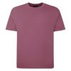 A6931 Espionage Plain Crew Neck T-Shirt (Dark Pink)