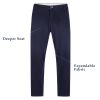 B1073 Exclusive Lymphedema Chino Trouser (Navy)