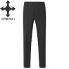 B1209 D555 Ted Stretch Suit Trousers (Black)