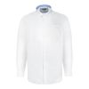 A11921 D555 Oxford Long Sleeve Shirt (White)