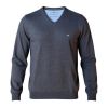 E1079XT Tall Fit Fynch Hatton Fine Knit V-Neck Jumper (Charcoal)
