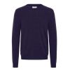 E1082 Blend Crew Neck Jumper (Navy)