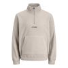 D6783 Jack & Jones 1/4 Zip Fleece (Stone)